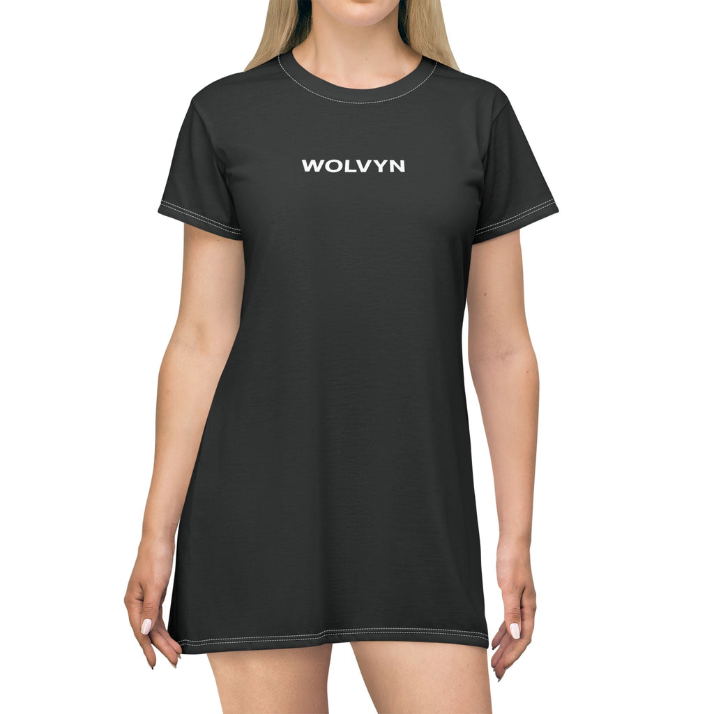 Wolvyn T-Shirt Dress (AOP) - Wolvyn Apparel
