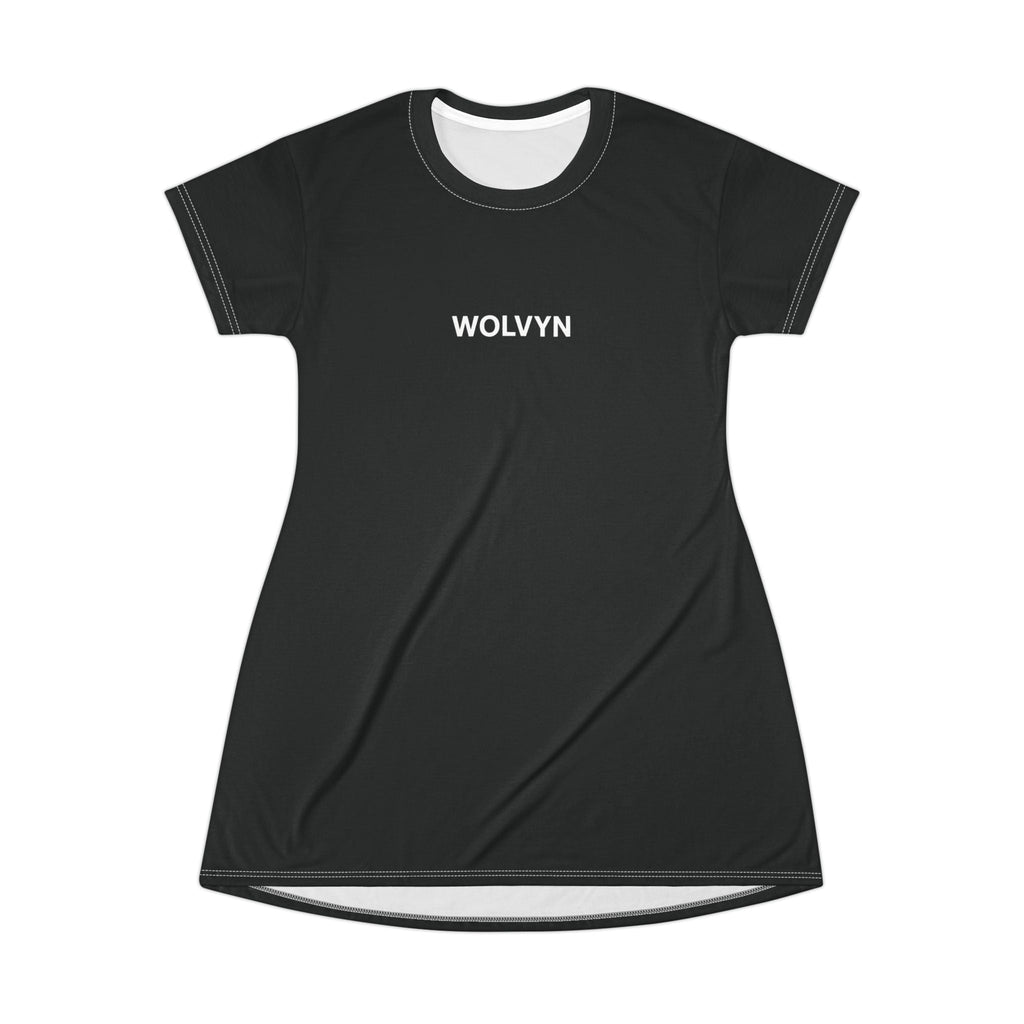 Wolvyn T-Shirt Dress (AOP) - Wolvyn Apparel