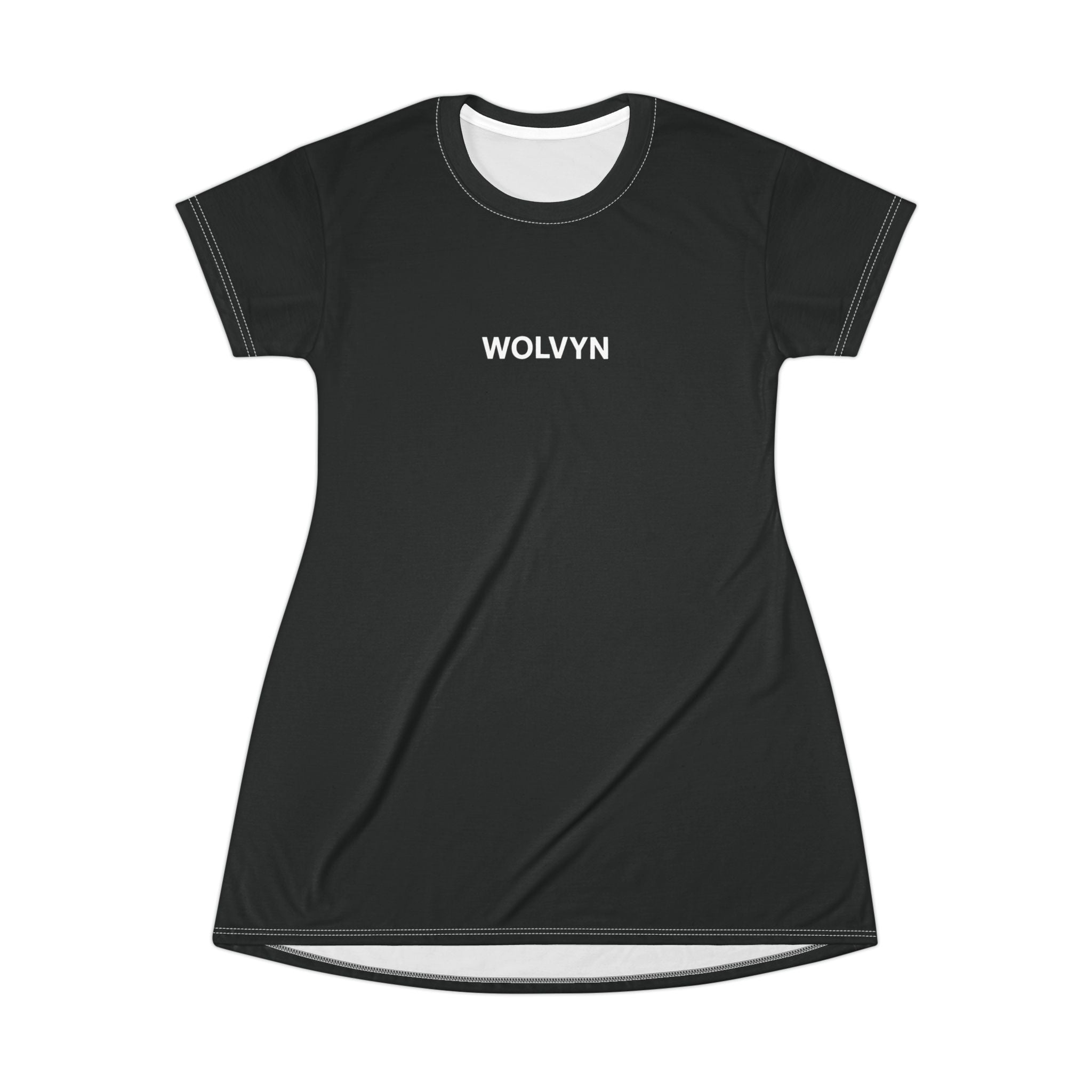 Wolvyn T-Shirt Dress (AOP) - Wolvyn Apparel
