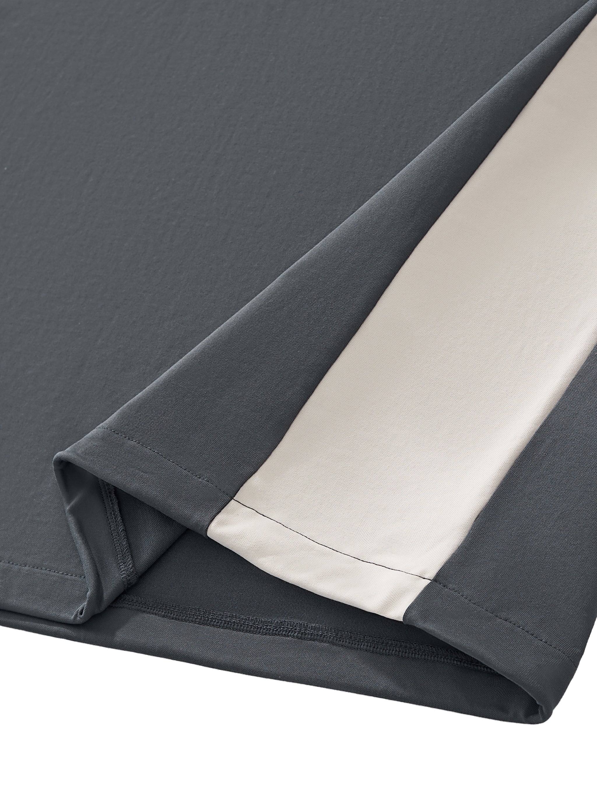 Wolvyn Tennis Club Color - Block V - Neck Long - Sleeve T-Shirt - Wolvyn Apparel