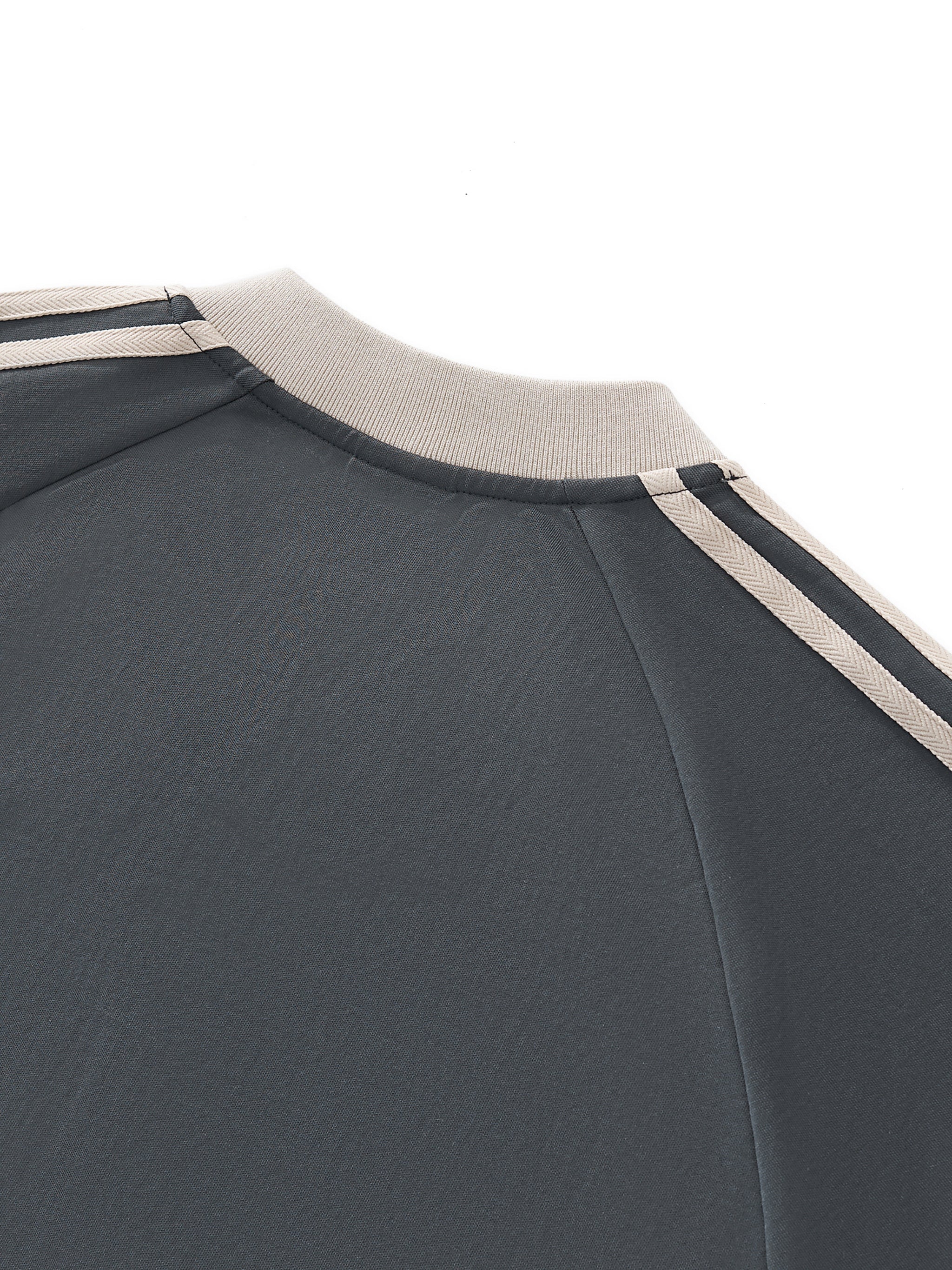 Wolvyn Tennis Club Color - Block V - Neck Long - Sleeve T-Shirt - Wolvyn Apparel