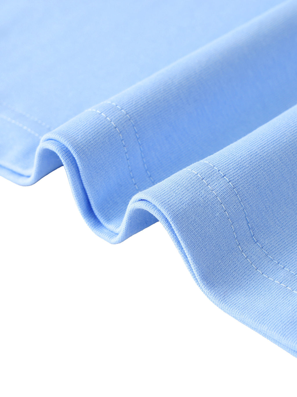 Wolvyn Tennis Club Contrast Tape Crewneck Cotton T-Shirt - Wolvyn Apparel