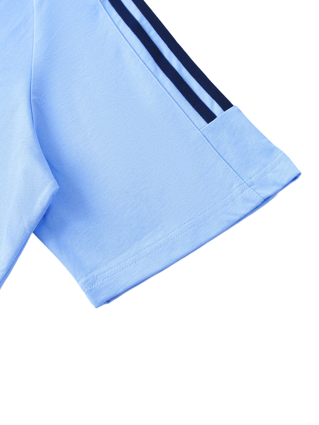 Wolvyn Tennis Club Contrast Tape Crewneck Cotton T-Shirt - Wolvyn Apparel