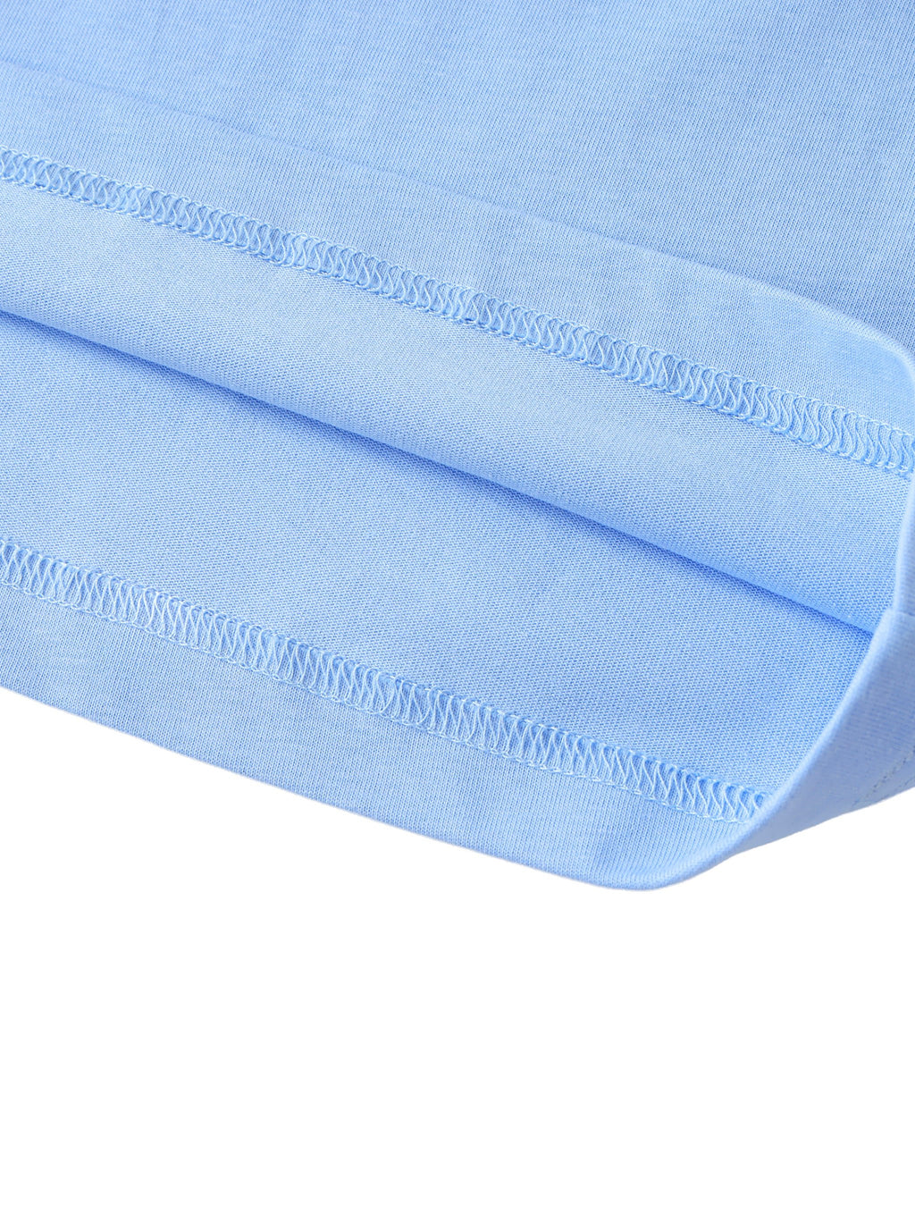 Wolvyn Tennis Club Contrast Tape Crewneck Cotton T-Shirt - Wolvyn Apparel