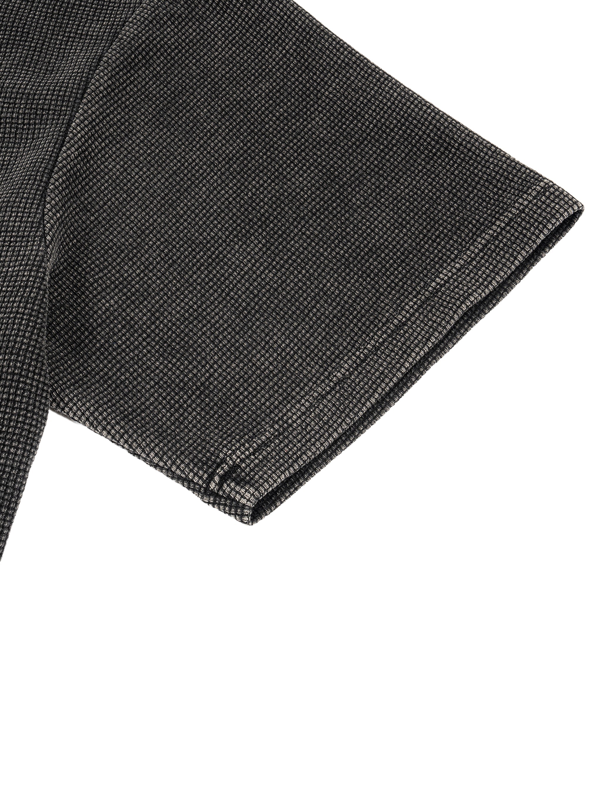 Wolvyn Textured Waffle Washed Boxy T-Shirt - Wolvyn Apparel