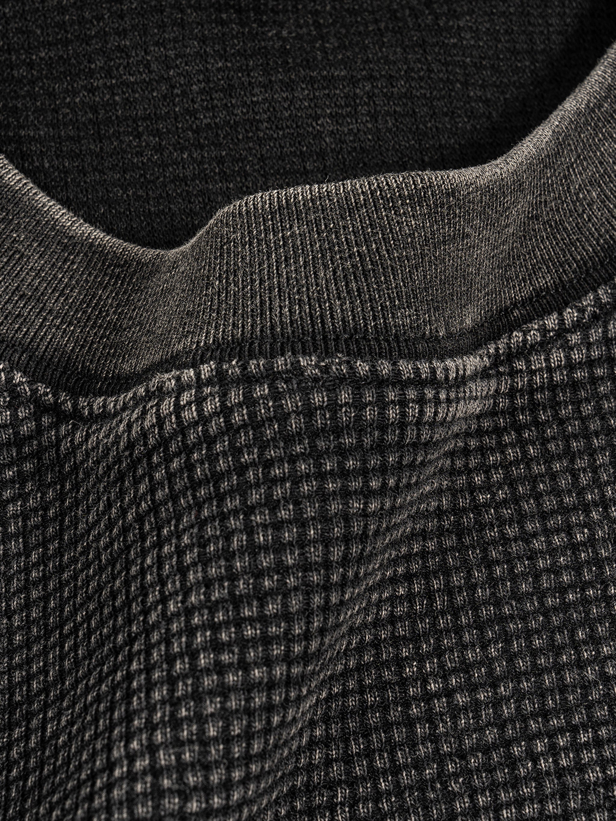 Wolvyn Textured Waffle Washed Boxy T-Shirt - Wolvyn Apparel