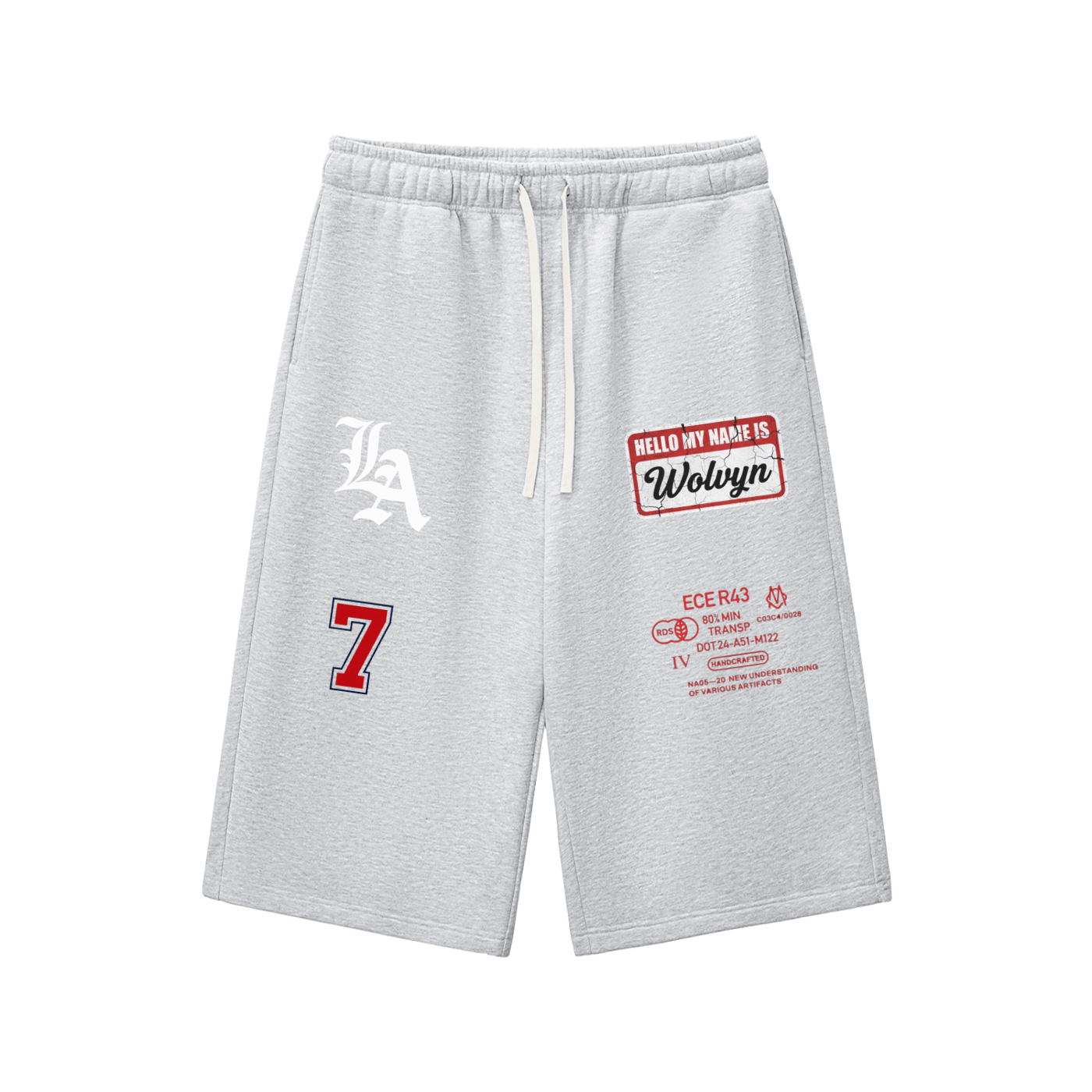 Wolvyn The Brand Relaxed Drawstring 3/4 Sweatpants - Wolvyn Apparel