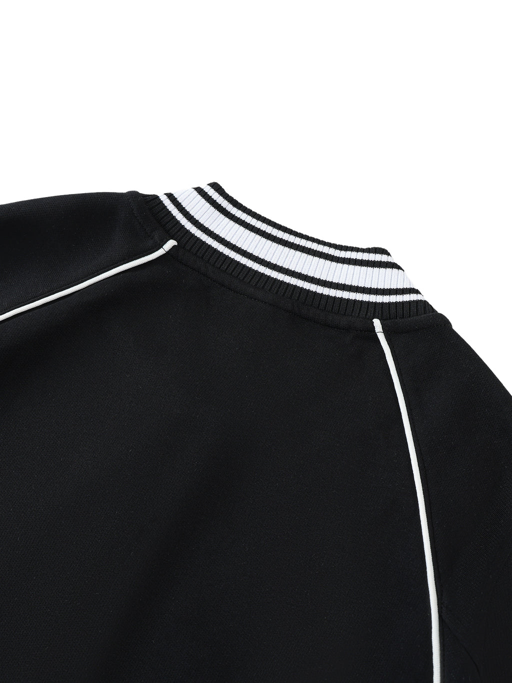 Wolvyn The Nun Contrast Trim Raglan Varsity Jacket - Wolvyn Apparel