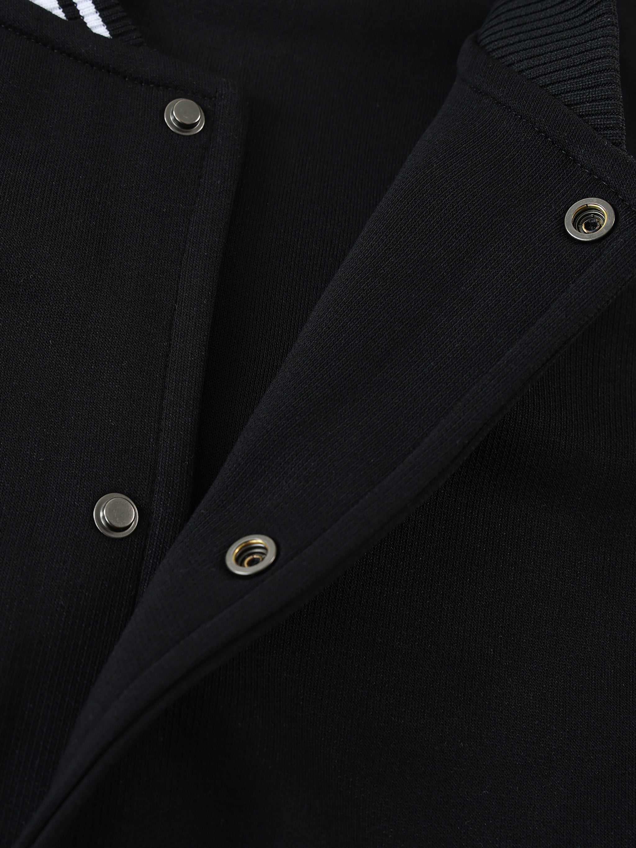 Wolvyn The Nun Contrast Trim Raglan Varsity Jacket - Wolvyn Apparel