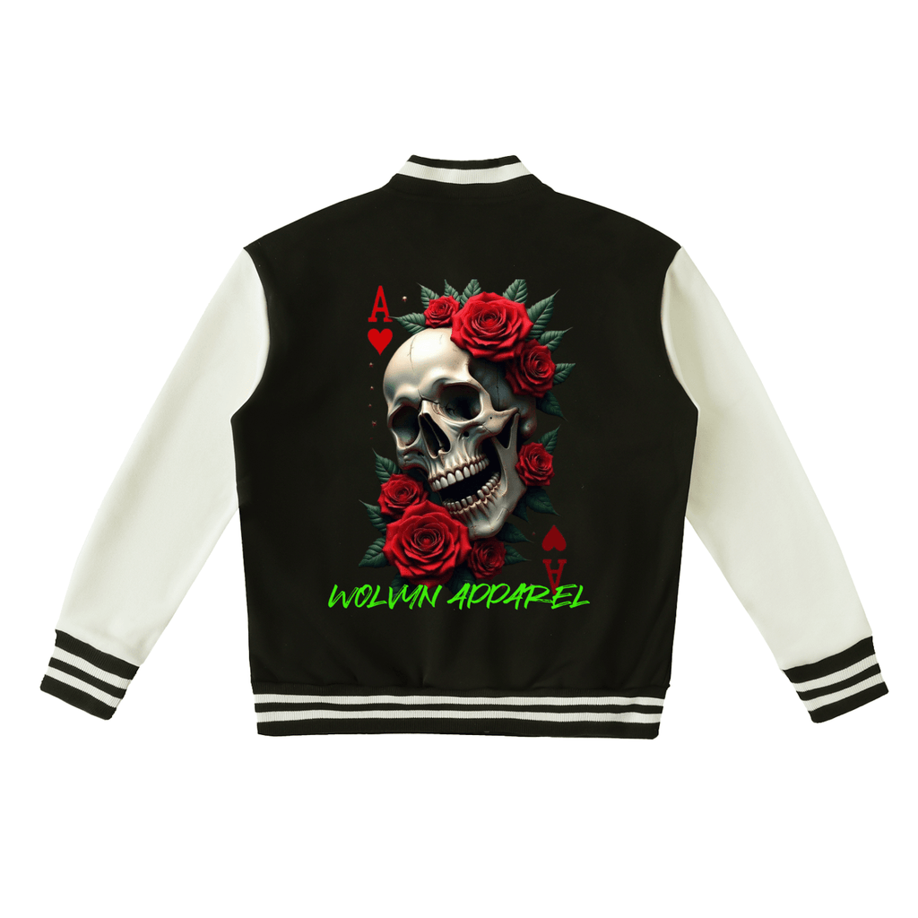 Wolvyn Two - Tone Fleeced Varsity Jacket - Wolvyn Apparel