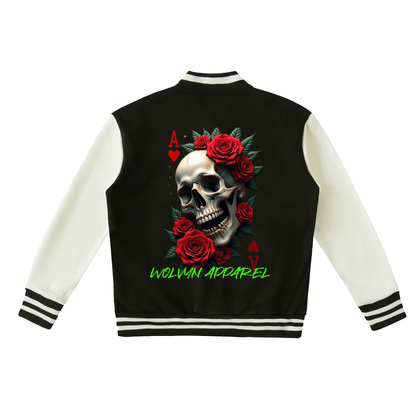 Wolvyn Two - Tone Fleeced Varsity Jacket - Wolvyn Apparel