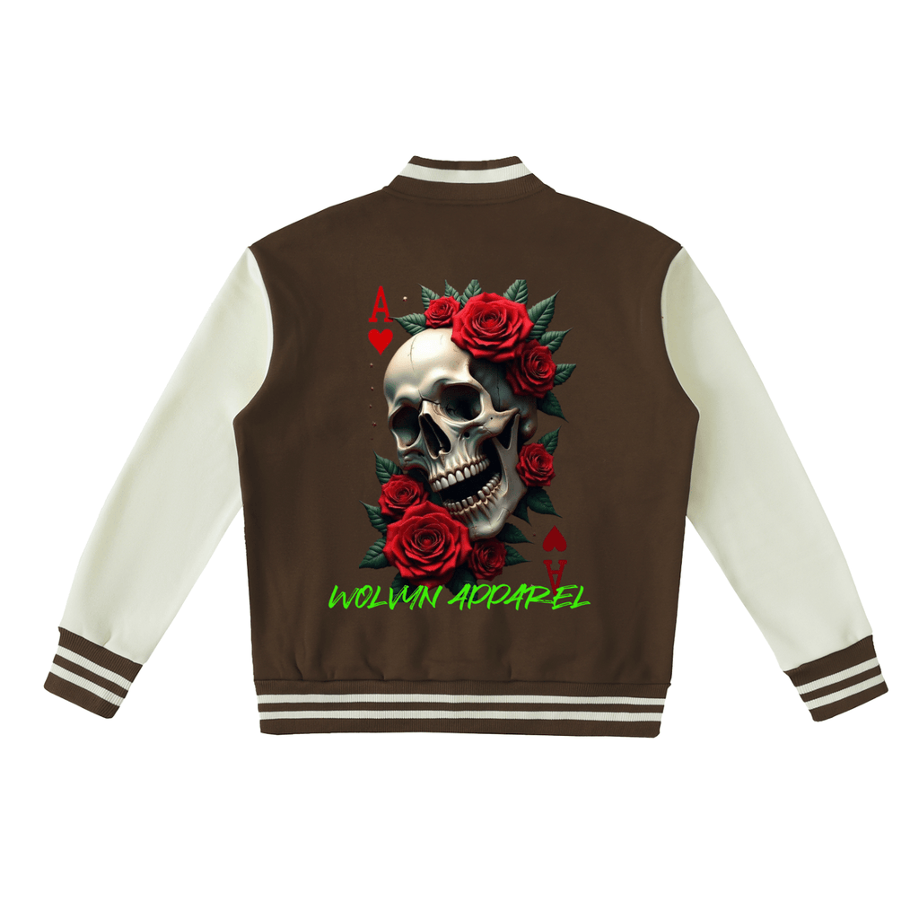 Wolvyn Two - Tone Fleeced Varsity Jacket - Wolvyn Apparel