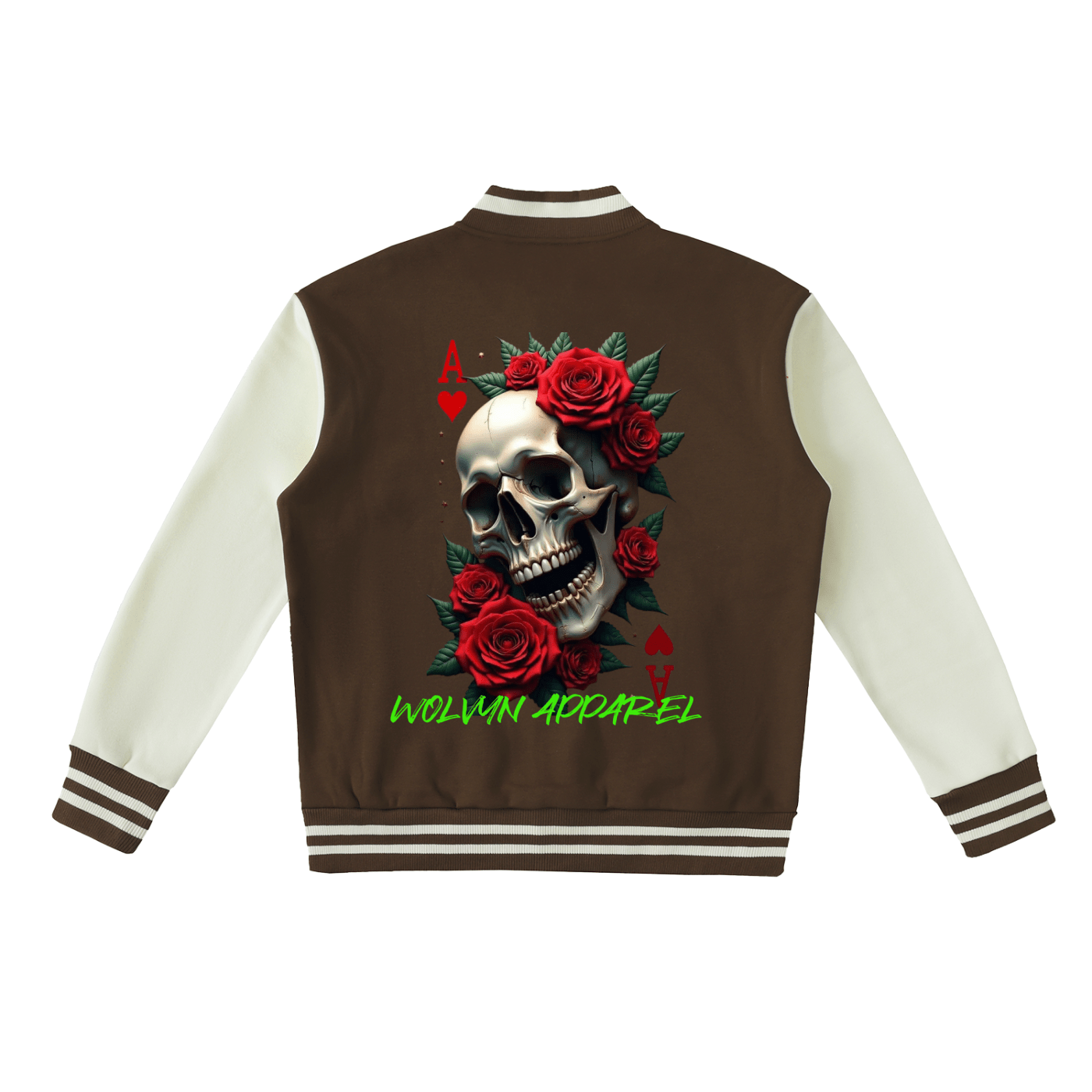 Wolvyn Two - Tone Fleeced Varsity Jacket - Wolvyn Apparel