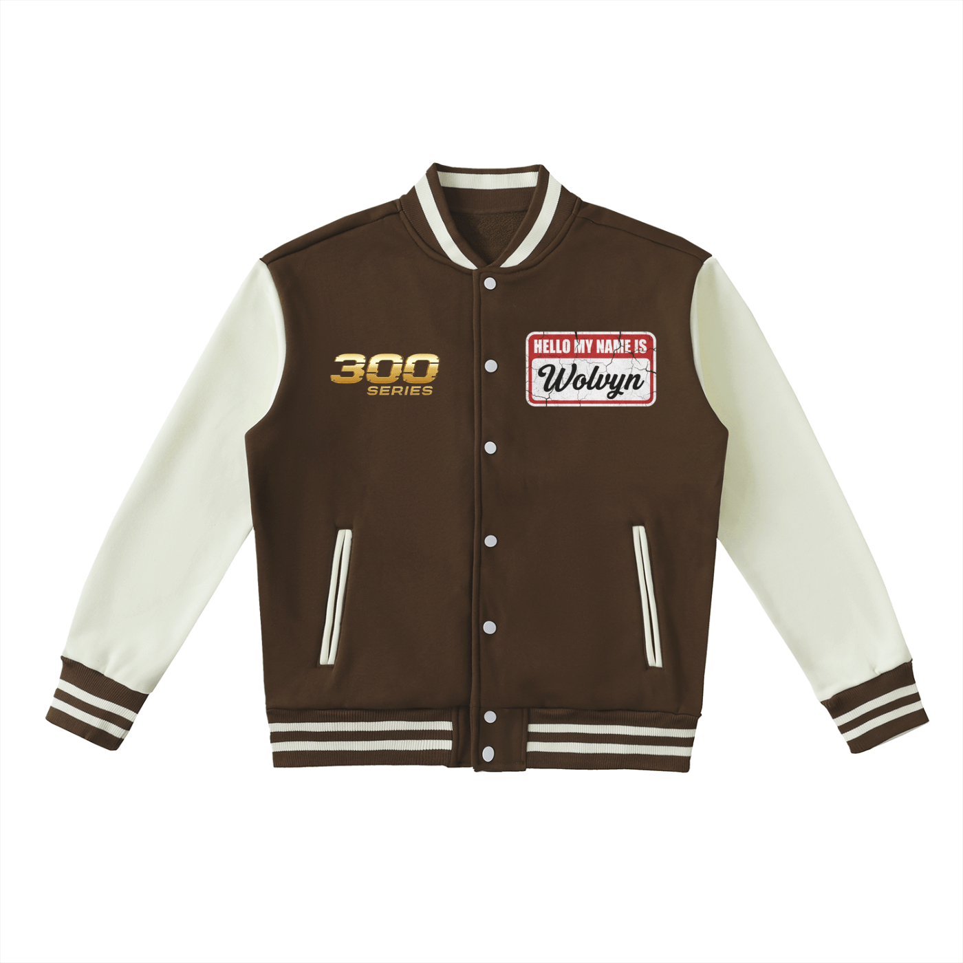 Wolvyn Two - Tone Fleeced Varsity Jacket - Wolvyn Apparel