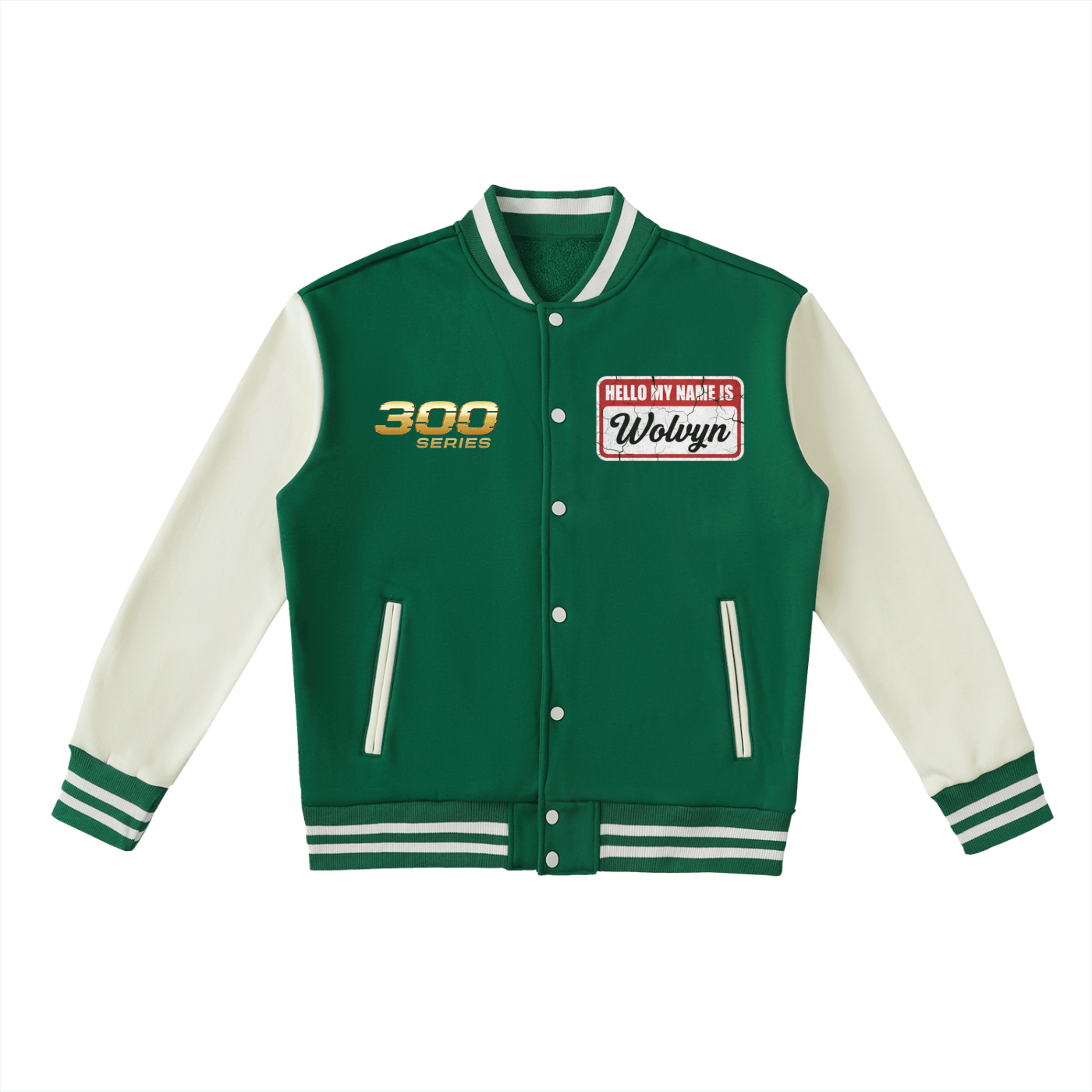 Wolvyn Two - Tone Fleeced Varsity Jacket - Wolvyn Apparel