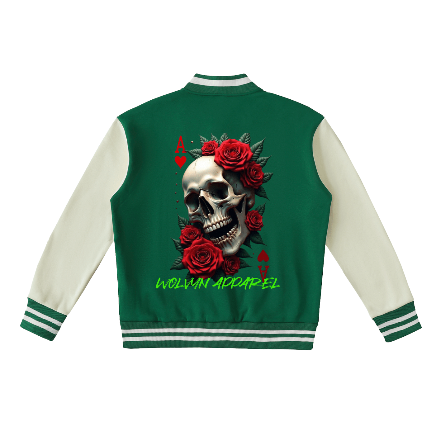 Wolvyn Two - Tone Fleeced Varsity Jacket - Wolvyn Apparel