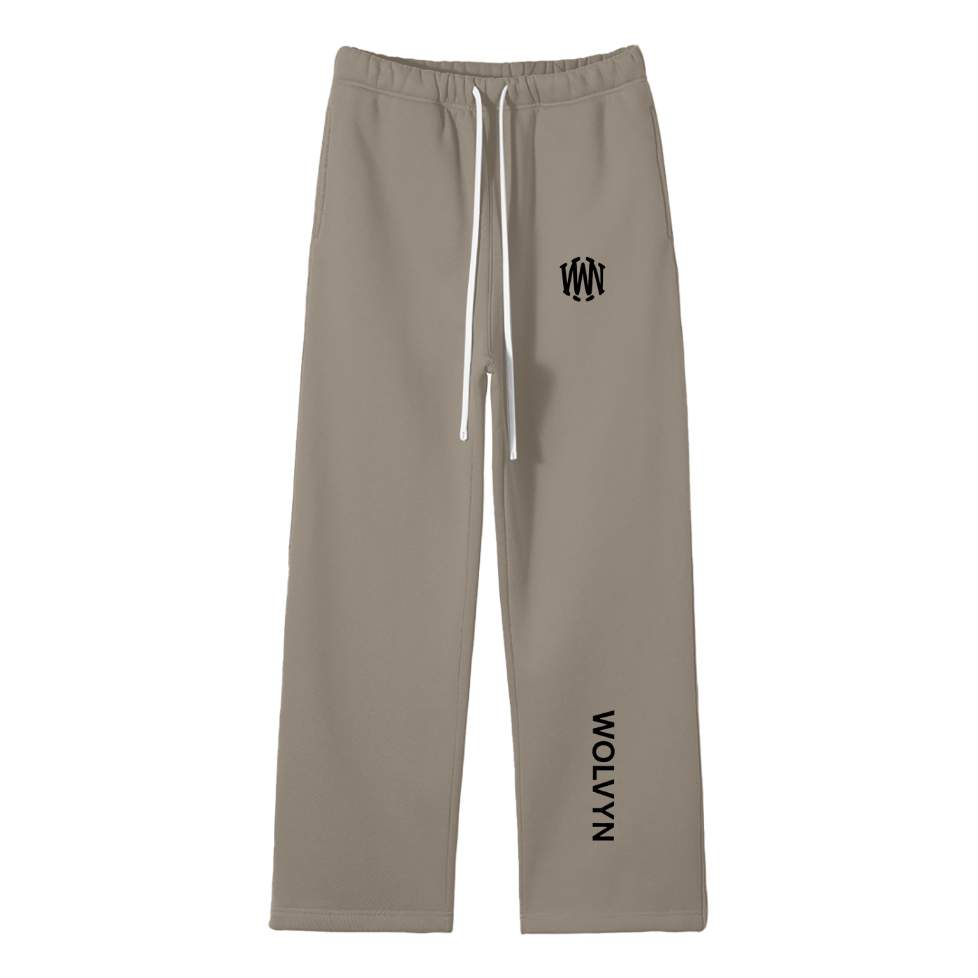 Wolvyn Unisex Solid Color Fleece Straight Leg Pants - Wolvyn Apparel