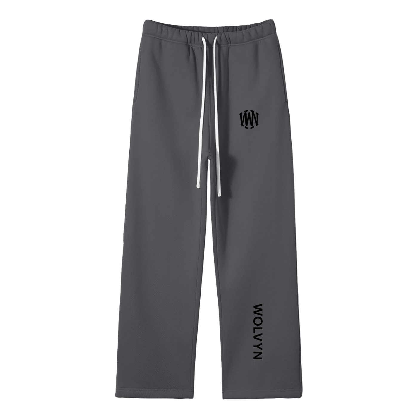 Wolvyn Unisex Solid Color Fleece Straight Leg Pants - Wolvyn Apparel