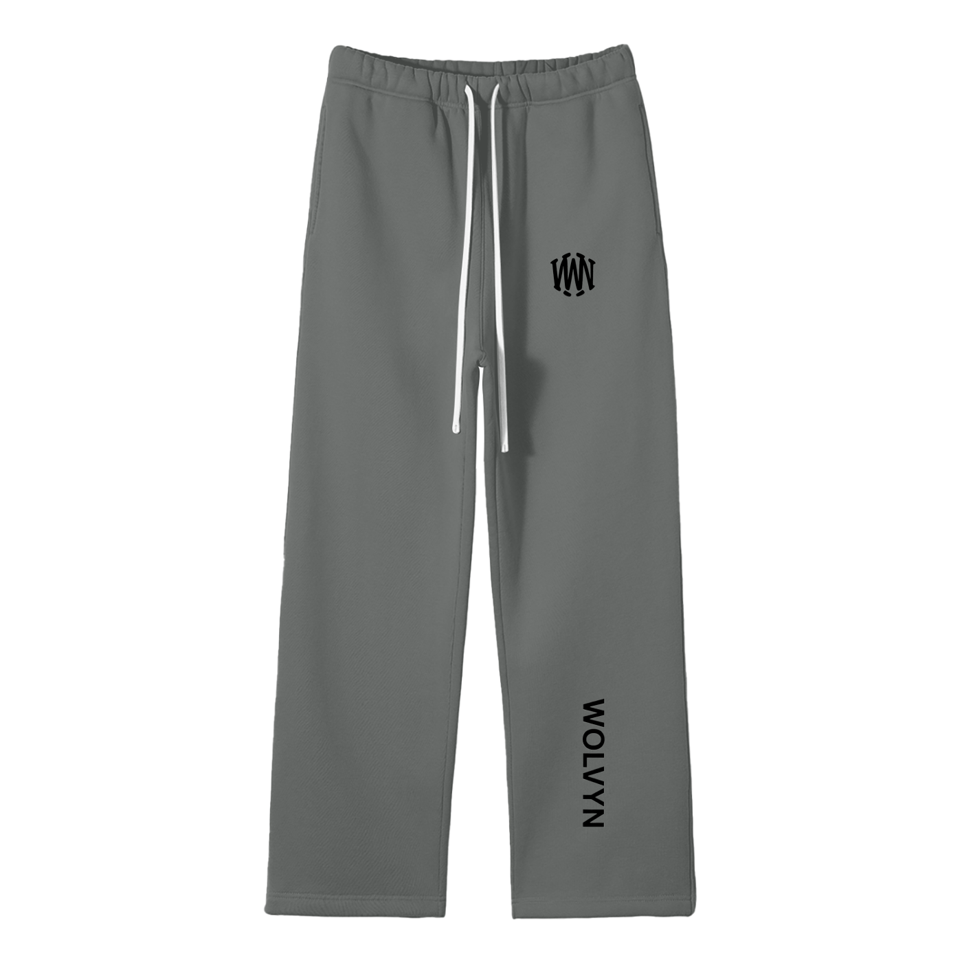 Wolvyn Unisex Solid Color Fleece Straight Leg Pants - Wolvyn Apparel