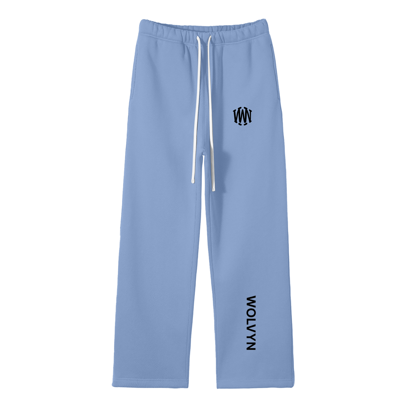 Wolvyn Unisex Solid Color Fleece Straight Leg Pants - Wolvyn Apparel