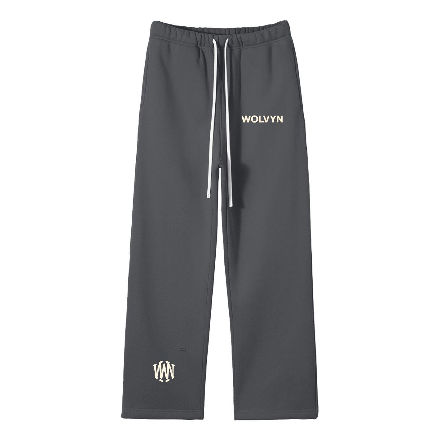 Wolvyn Unisex Solid Color Fleece Straight Leg Pants - Wolvyn Apparel