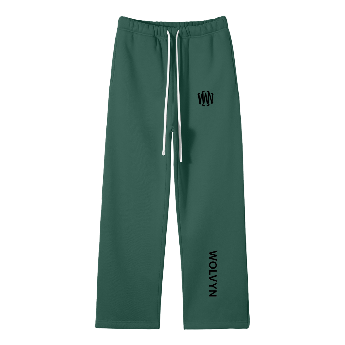 Wolvyn Unisex Solid Color Fleece Straight Leg Pants - Wolvyn Apparel