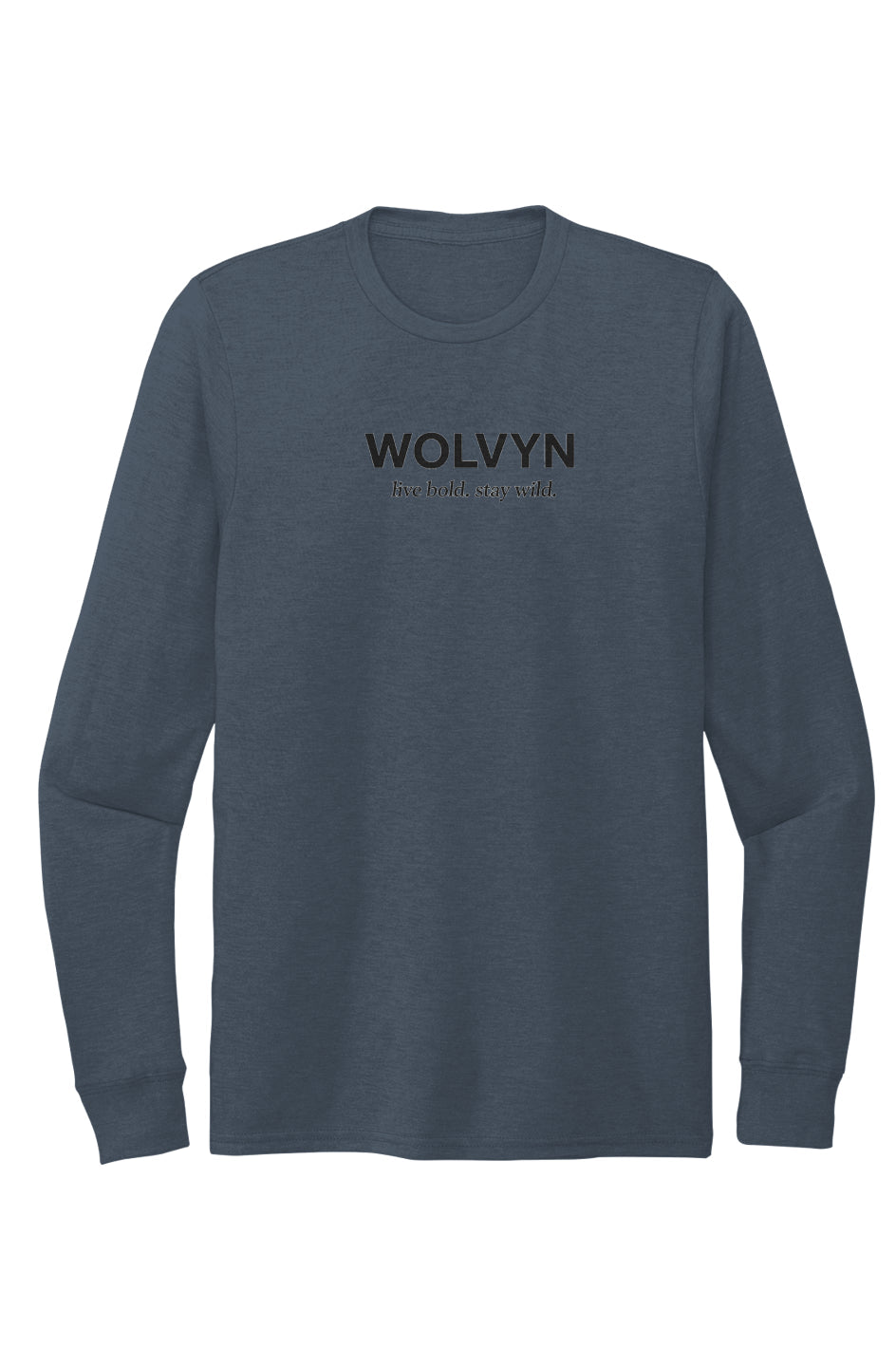 Wolvyn Unisex Tri Blend LS Tee - Wolvyn Apparel