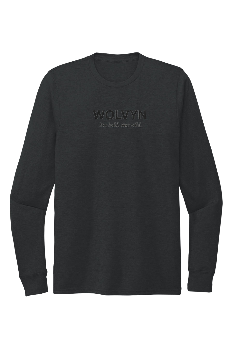 Wolvyn Unisex Tri Blend LS Tee - Wolvyn Apparel