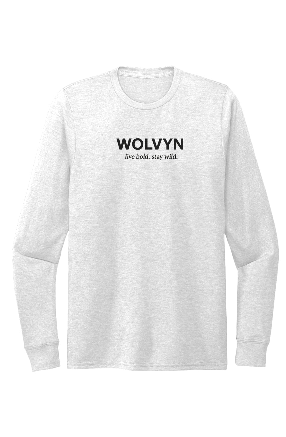Wolvyn Unisex Tri Blend LS Tee - Wolvyn Apparel