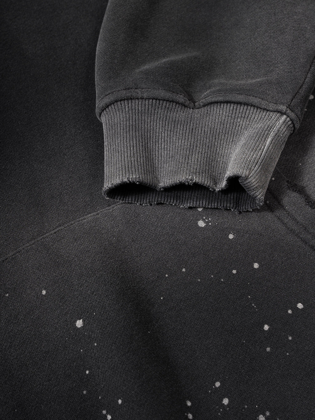 Wolvyn Vintage Washed Frayed Fleece Hoodie - Wolvyn Apparel