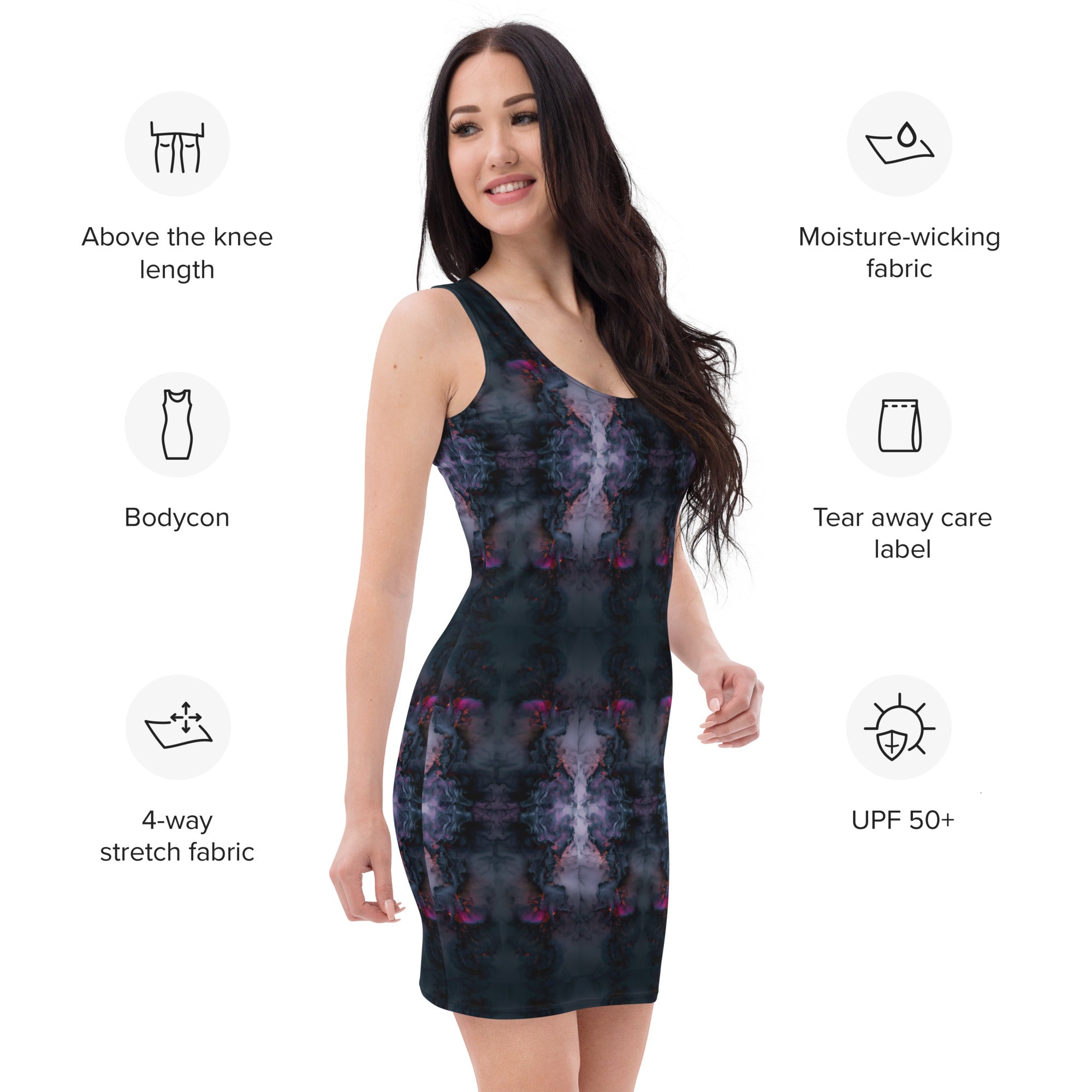 Wolvyn Violet Bodycon dress - Wolvyn Apparel