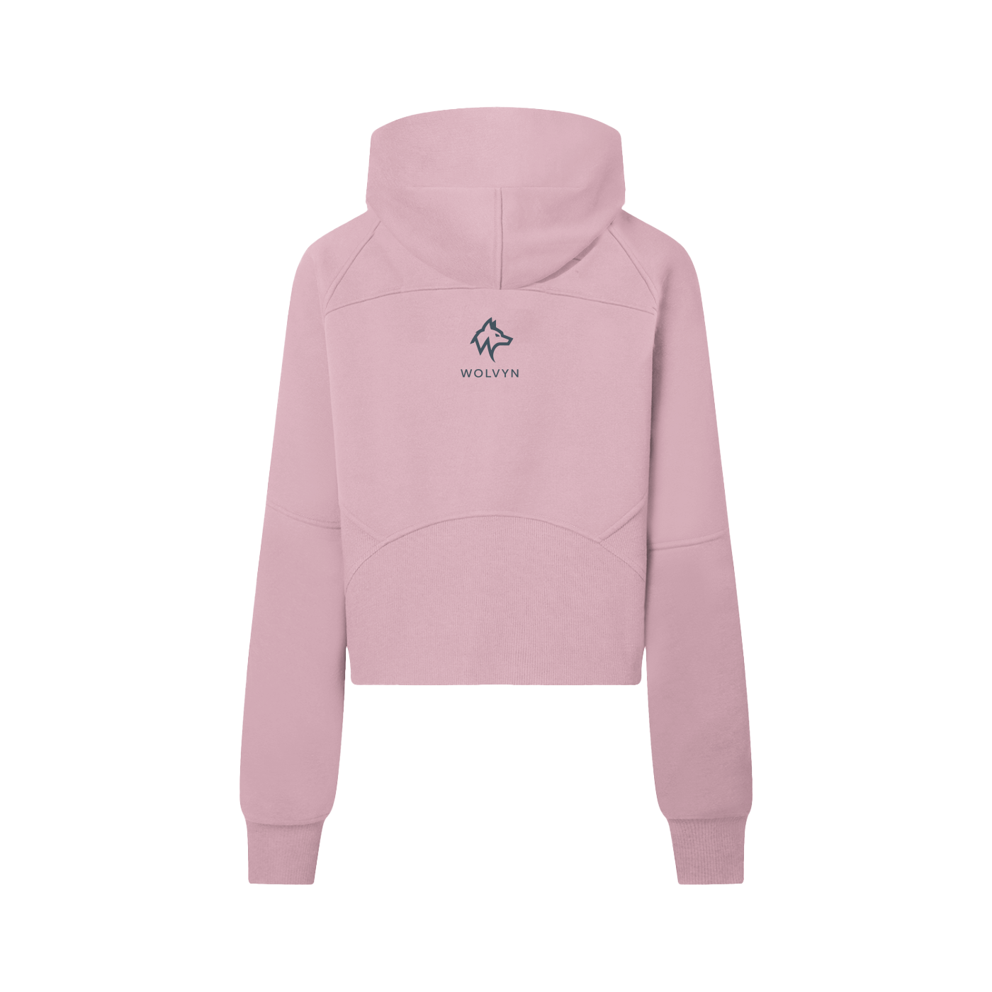 Wolvyn Women’s Cropped Half - Zip Hoodie - Wolvyn Apparel