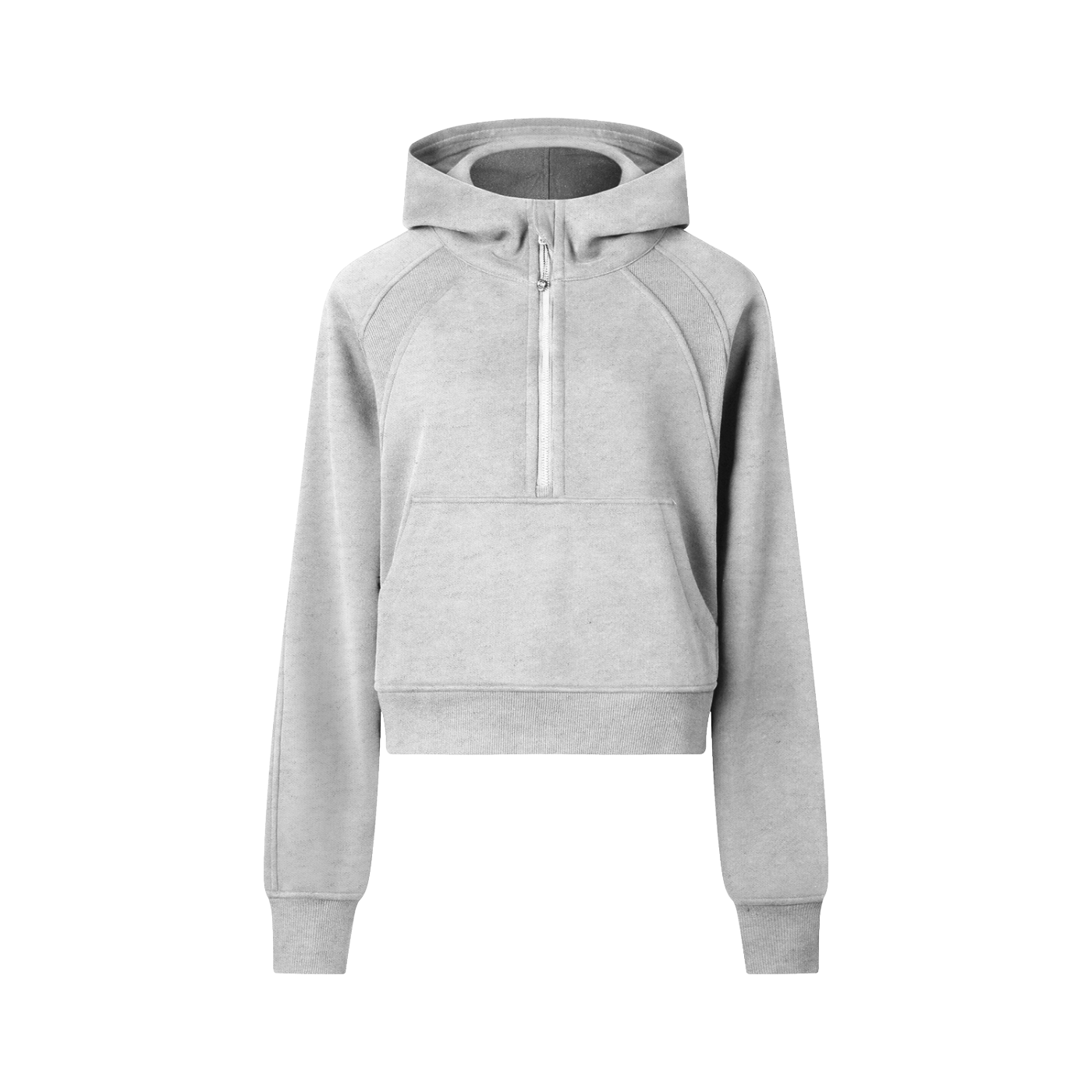 Wolvyn Women’s Cropped Half - Zip Hoodie - Wolvyn Apparel