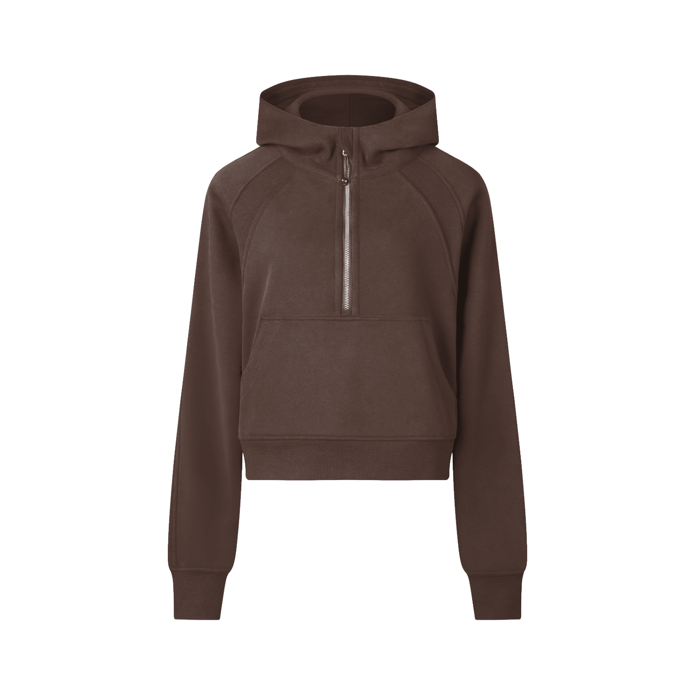 Wolvyn Women’s Cropped Half - Zip Hoodie - Wolvyn Apparel