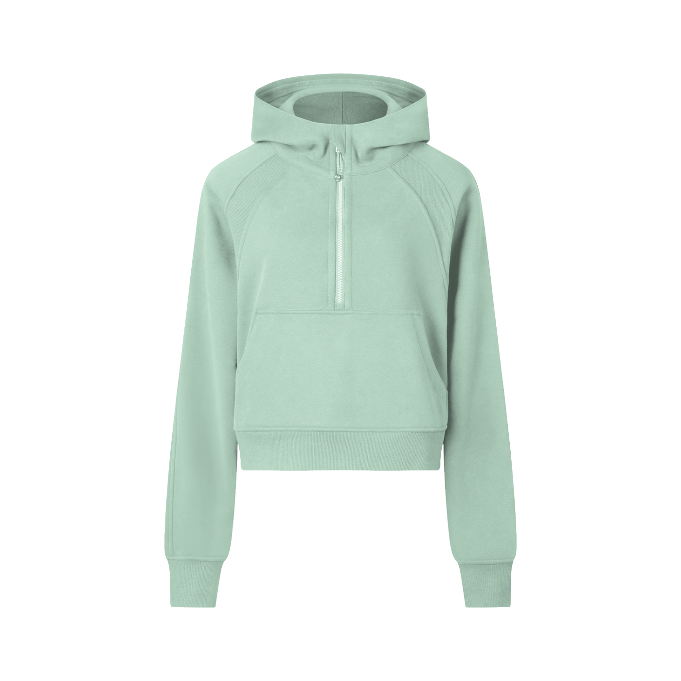 Wolvyn Women’s Cropped Half - Zip Hoodie - Wolvyn Apparel