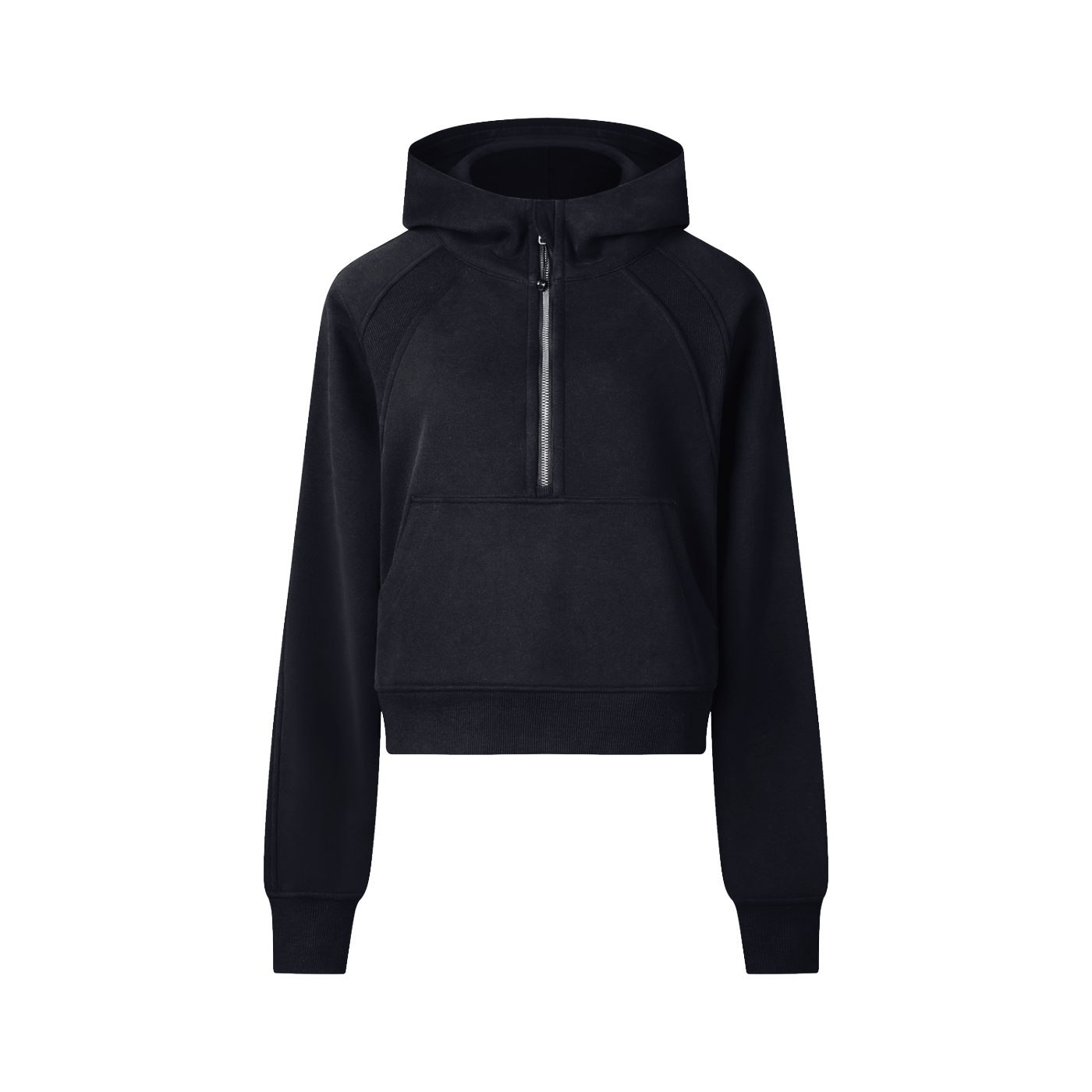 Wolvyn Women’s Cropped Half - Zip Hoodie - Wolvyn Apparel