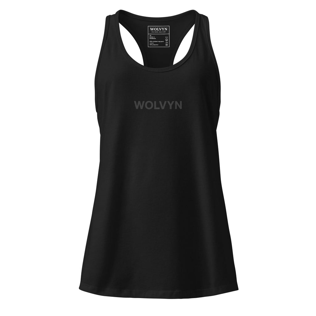 Wolvyn Women’s fitted racerback tank top - Wolvyn Apparel