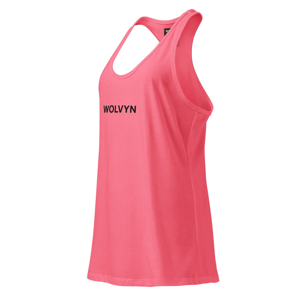 Wolvyn Women’s fitted racerback tank top - Wolvyn Apparel