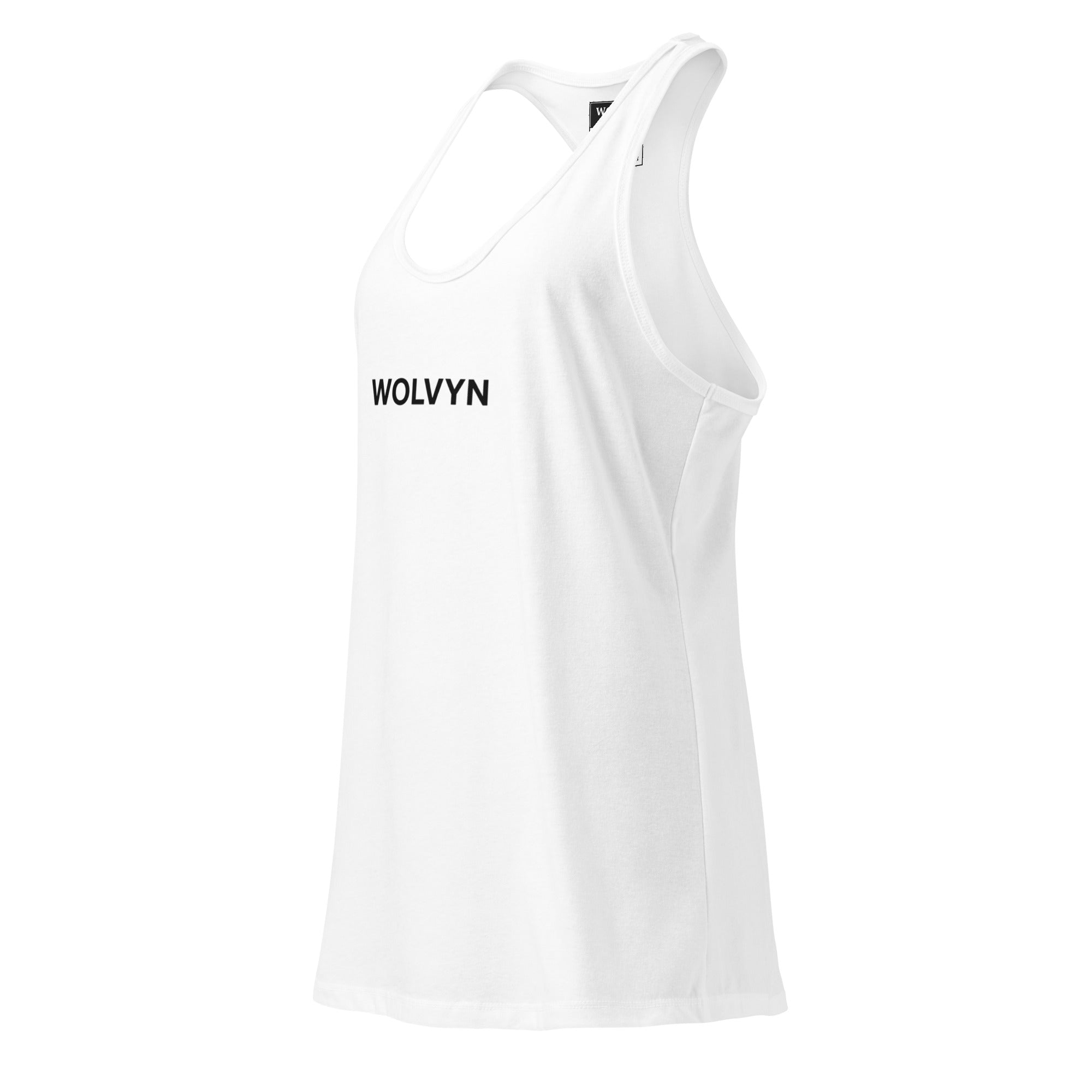 Wolvyn Women’s fitted racerback tank top - Wolvyn Apparel