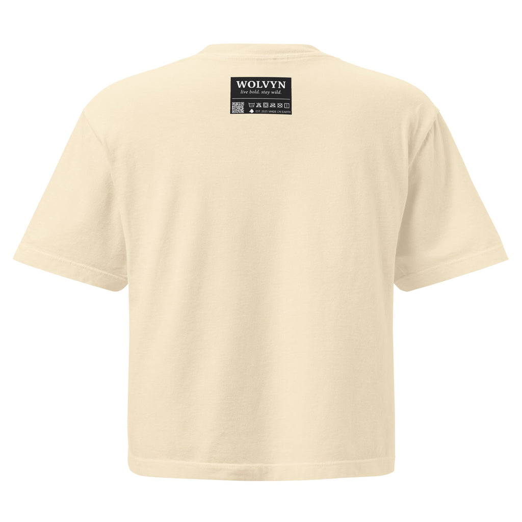 Wolvyn Women’s heavyweight boxy tee - Wolvyn Apparel