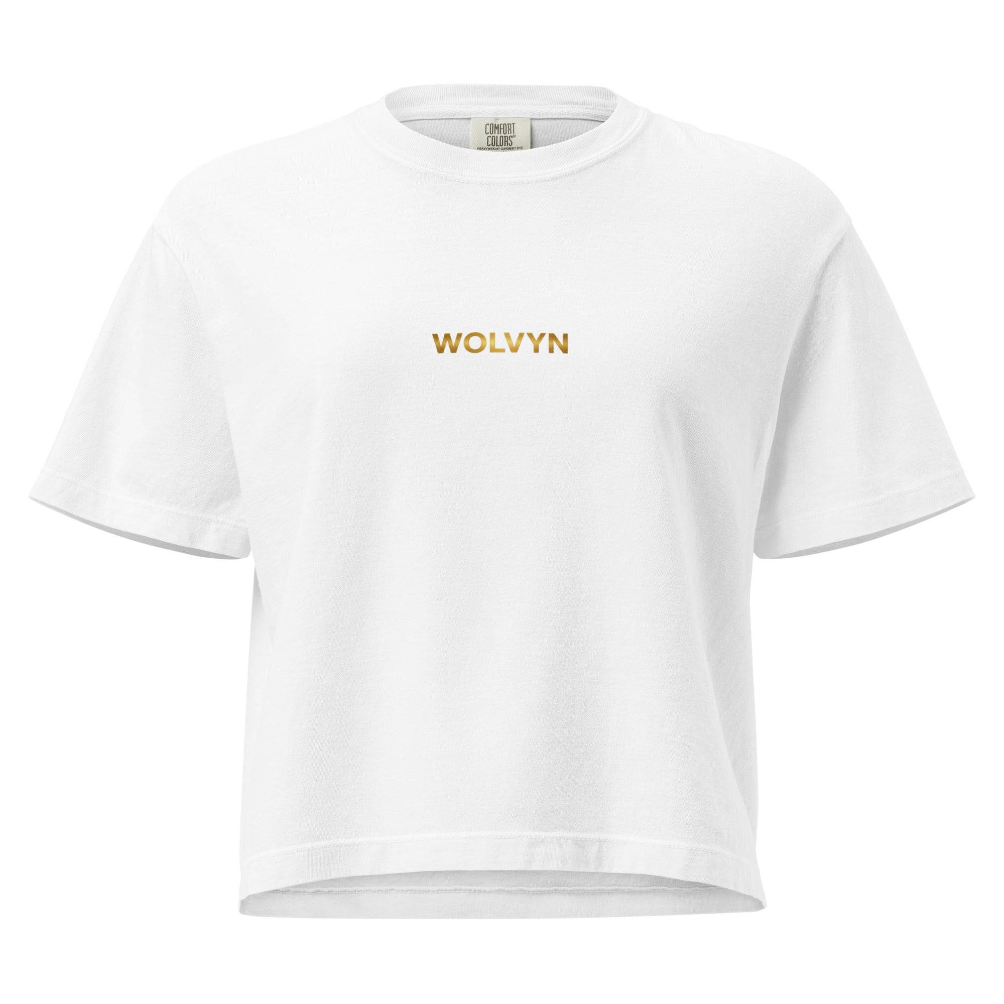 Wolvyn Women’s heavyweight boxy tee - Wolvyn Apparel