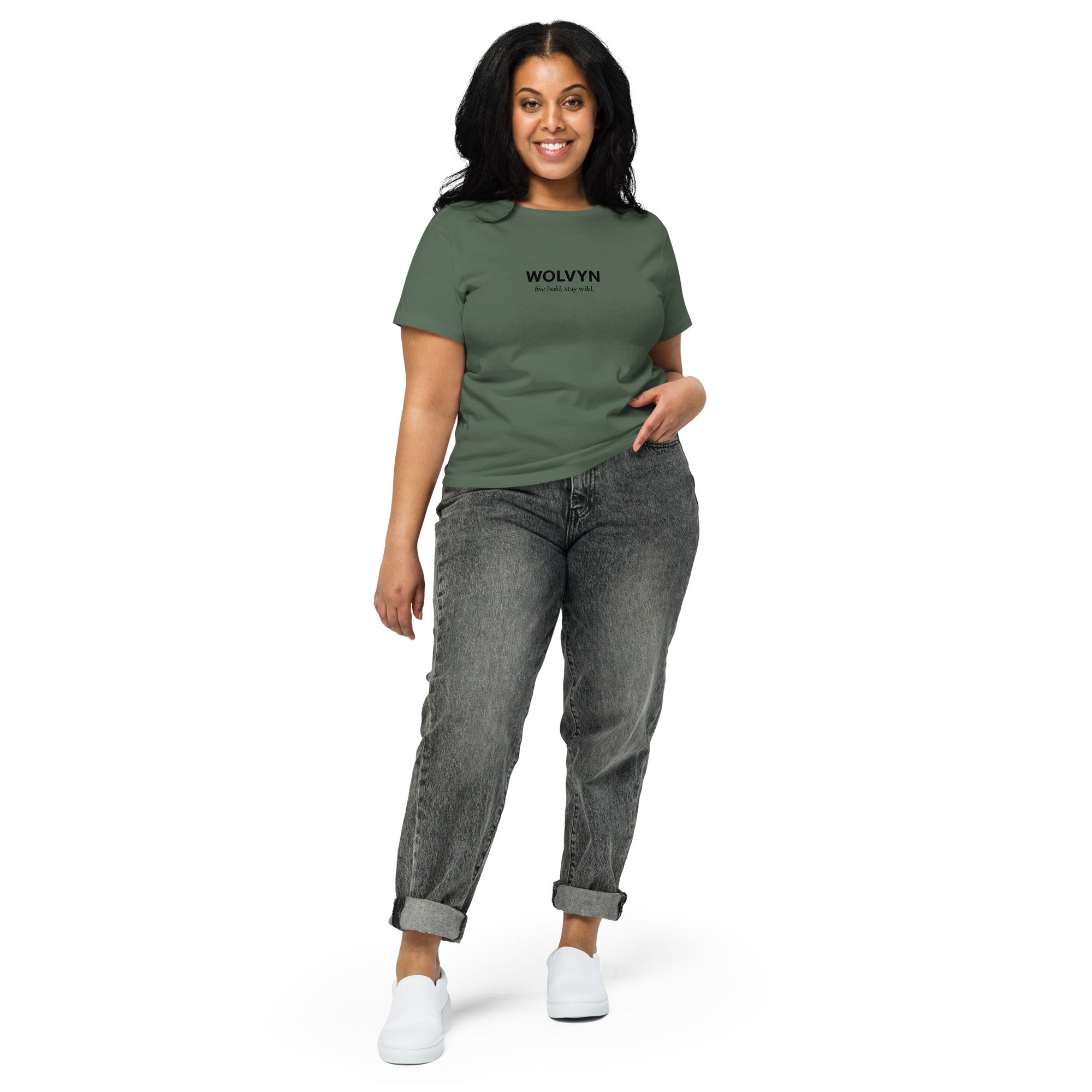 Wolvyn Women’s high - waisted t-shirt - Wolvyn Apparel