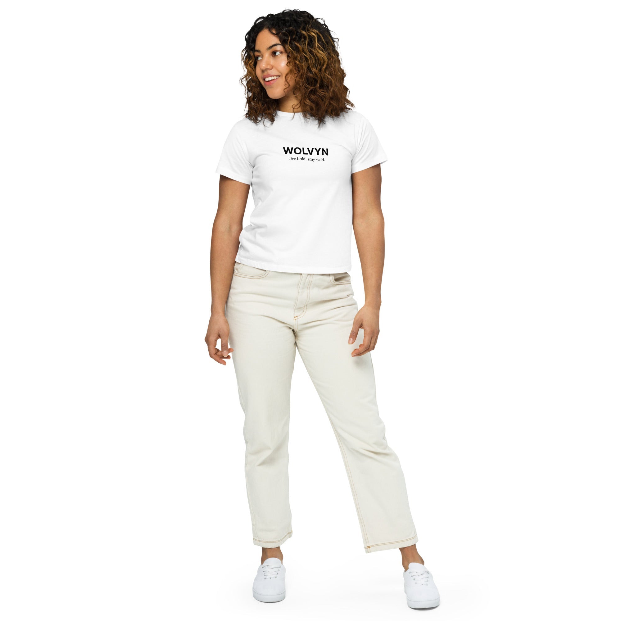 Wolvyn Women’s high - waisted t-shirt - Wolvyn Apparel