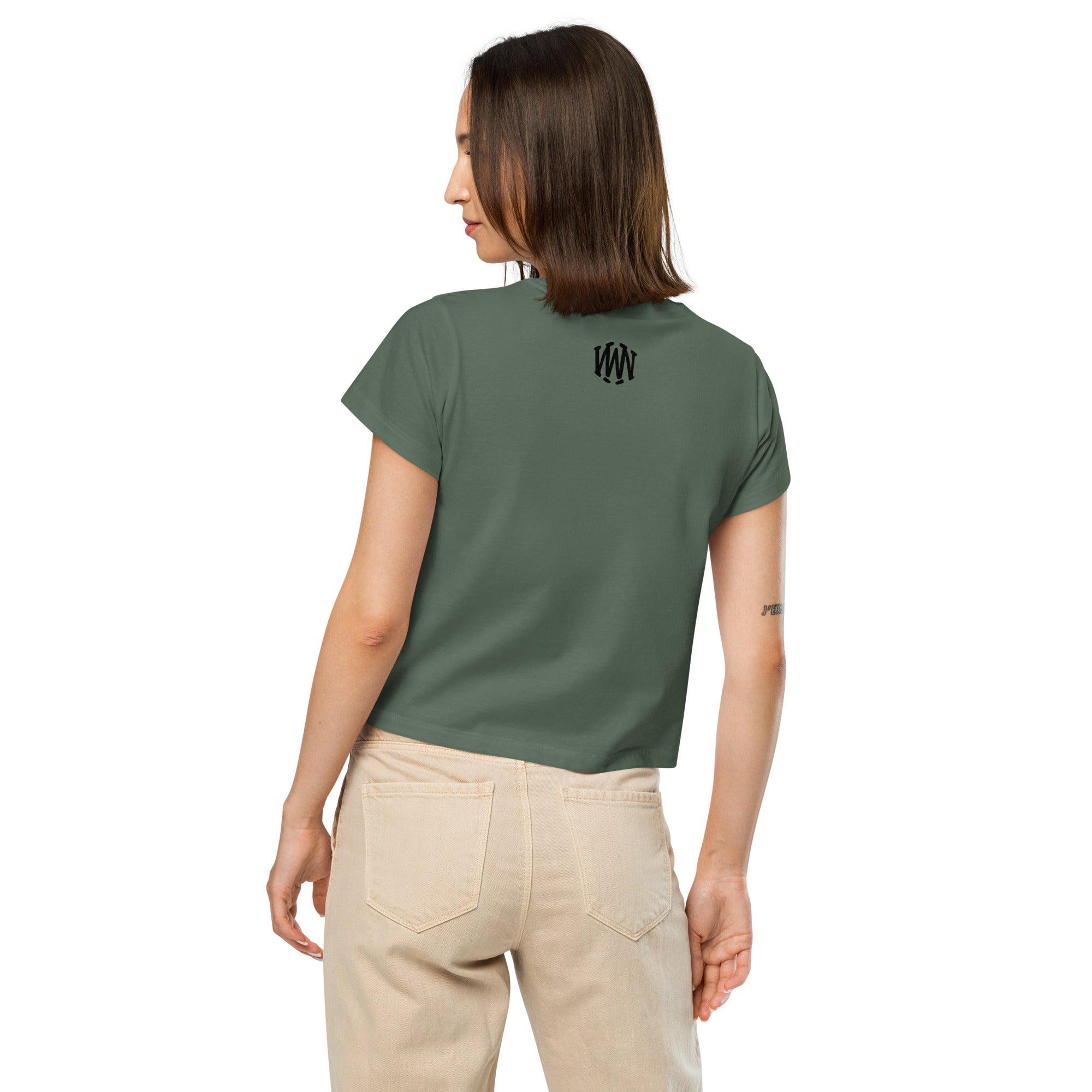 Wolvyn Women’s high - waisted t-shirt - Wolvyn Apparel