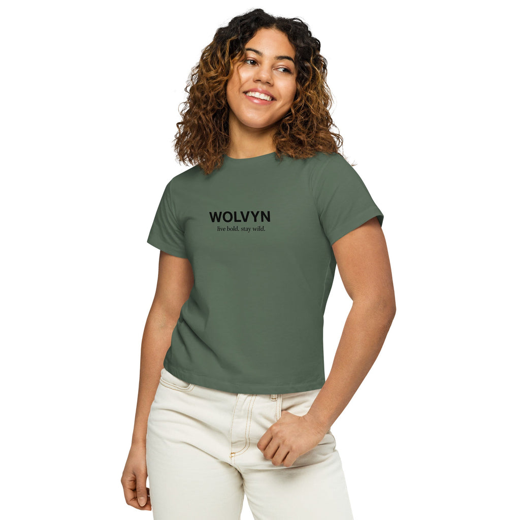 Wolvyn Women’s high - waisted t-shirt - Wolvyn Apparel