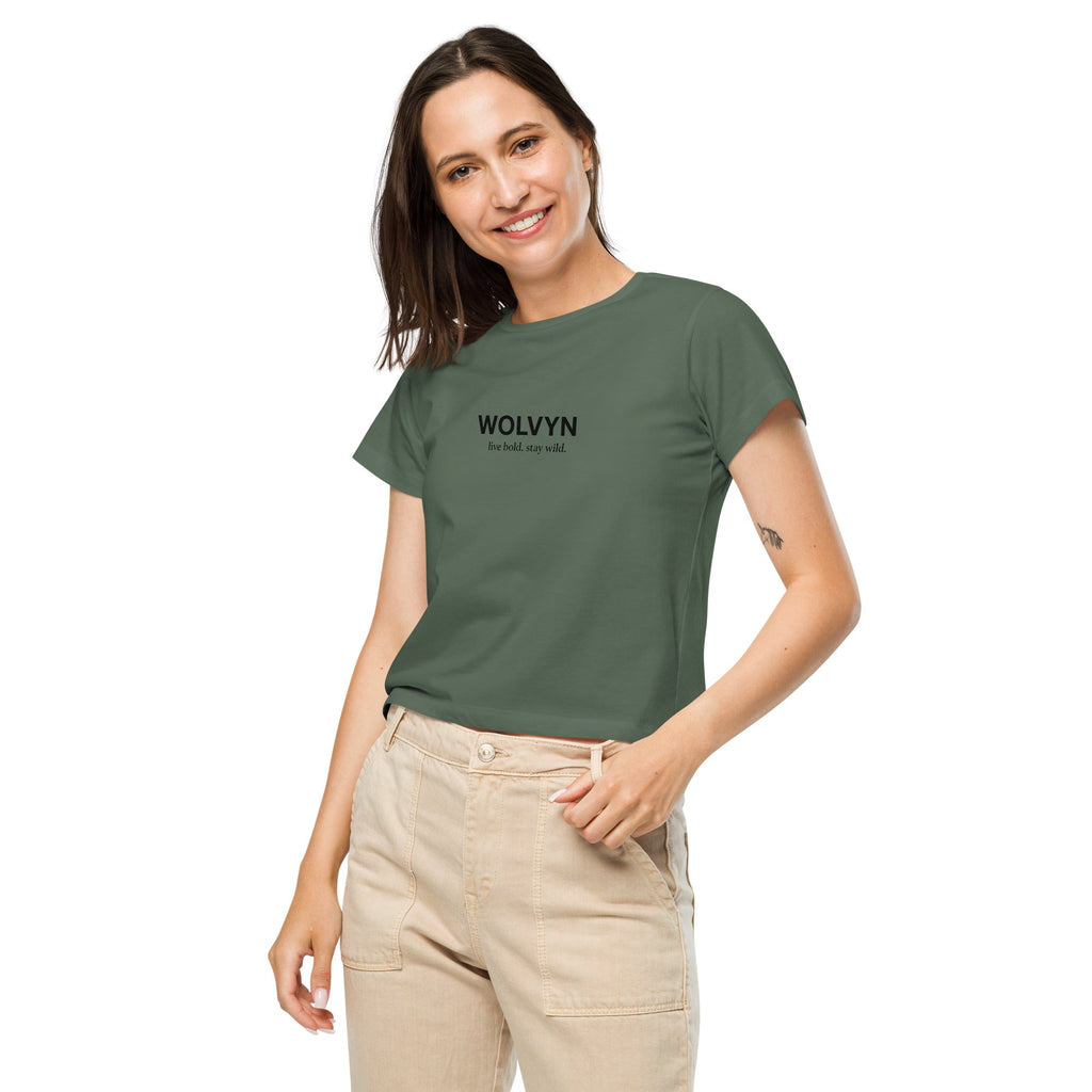Wolvyn Women’s high - waisted t-shirt - Wolvyn Apparel