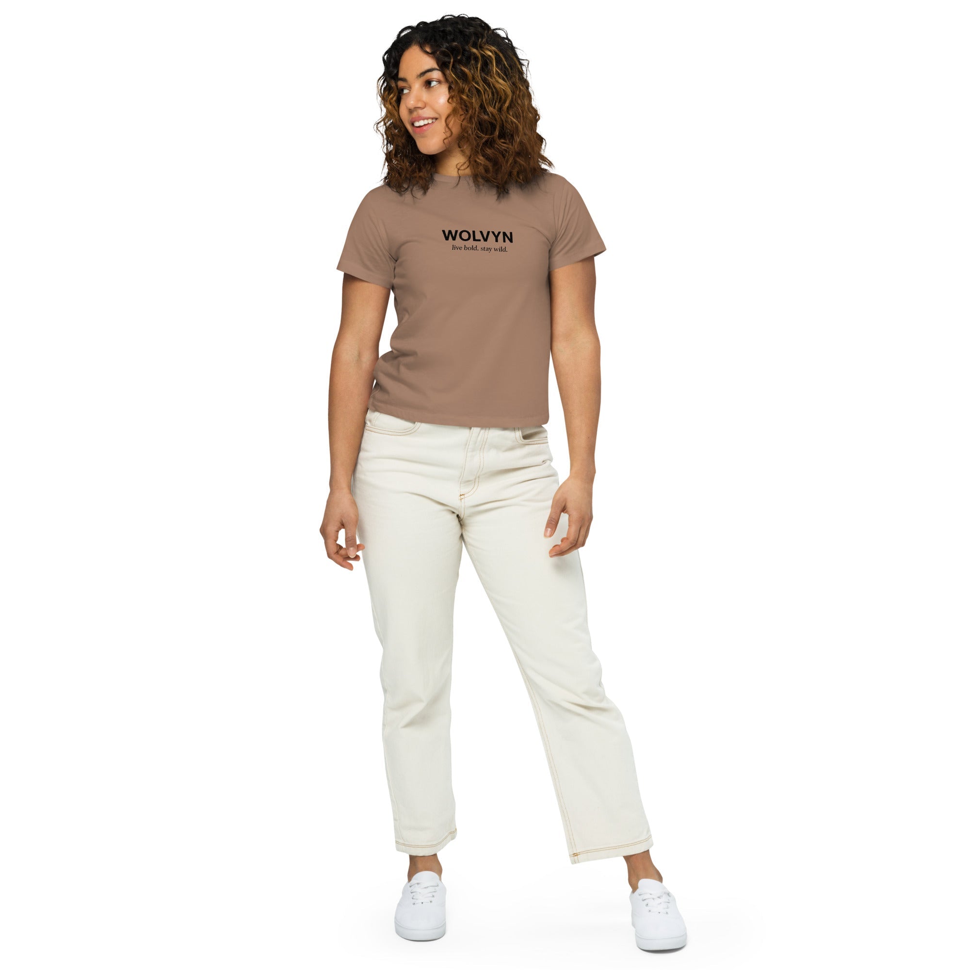 Wolvyn Women’s high - waisted t-shirt - Wolvyn Apparel