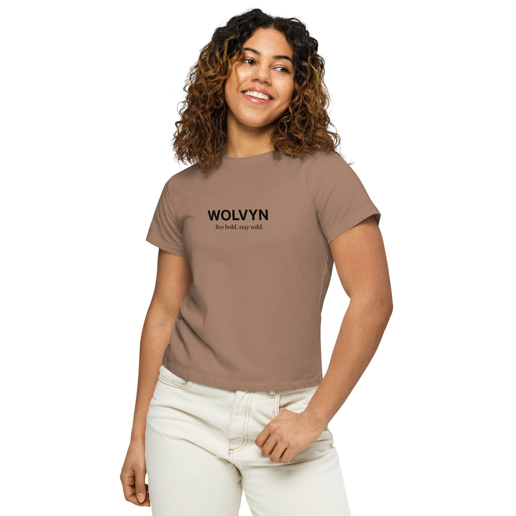 Wolvyn Women’s high - waisted t-shirt - Wolvyn Apparel
