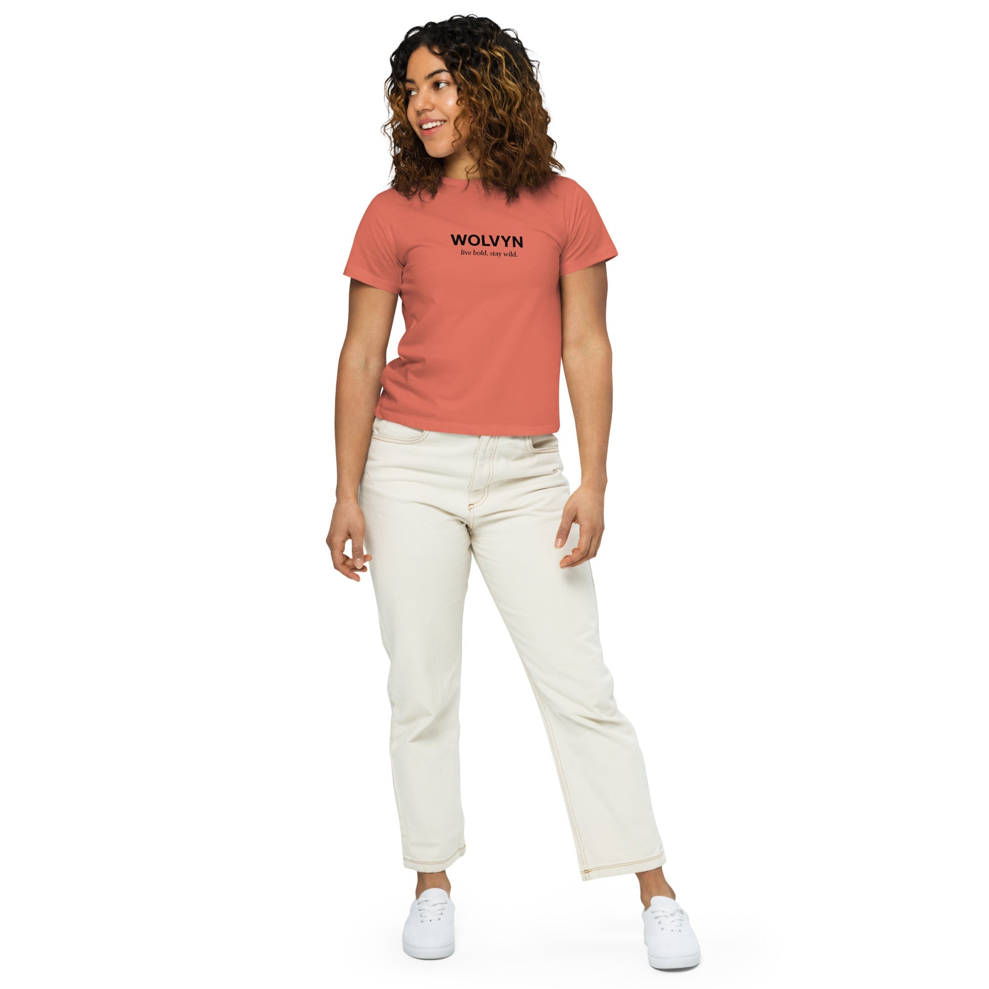 Wolvyn Women’s high - waisted t-shirt - Wolvyn Apparel