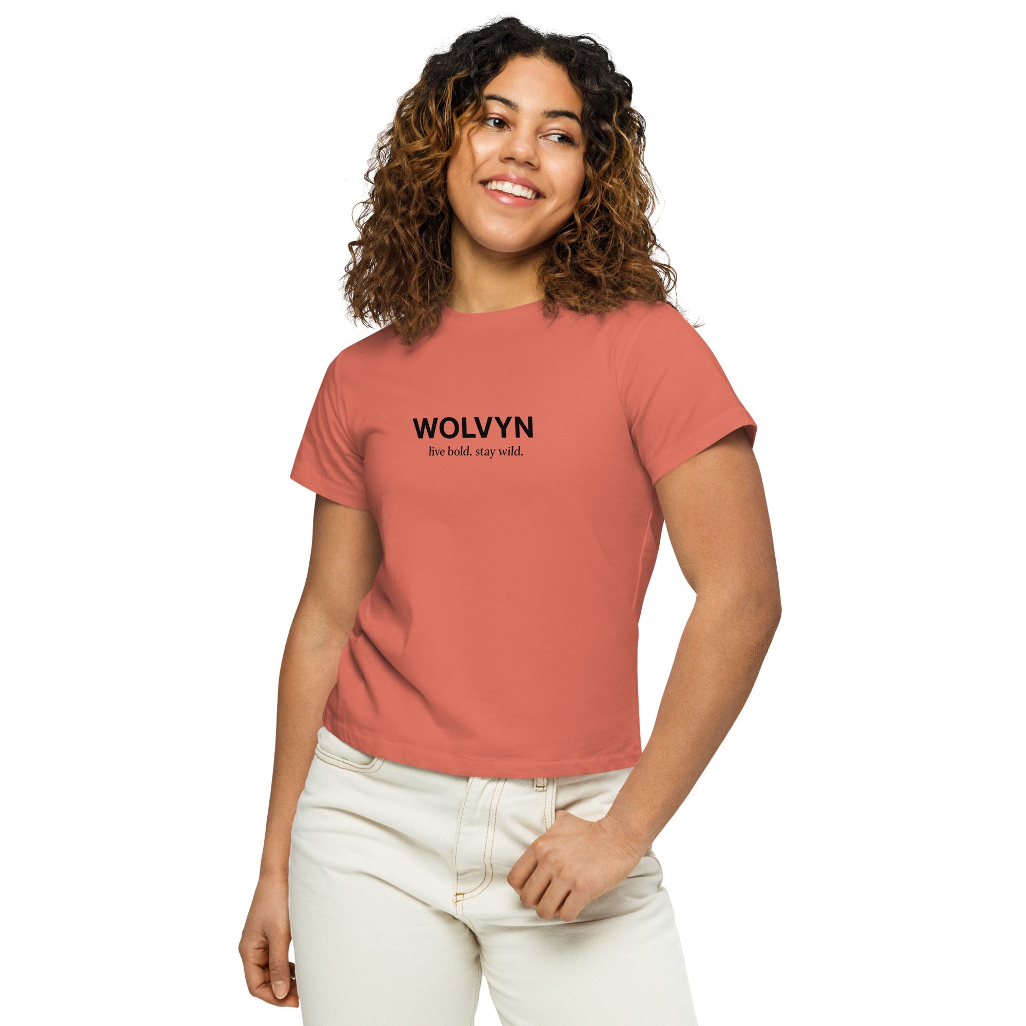Wolvyn Women’s high - waisted t-shirt - Wolvyn Apparel